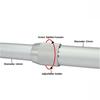 Universal Wall Ceiling Projector Mount Telescopic Bracket Hanger Extendable CCTV DVR Security Camera 360° Rotatable Head