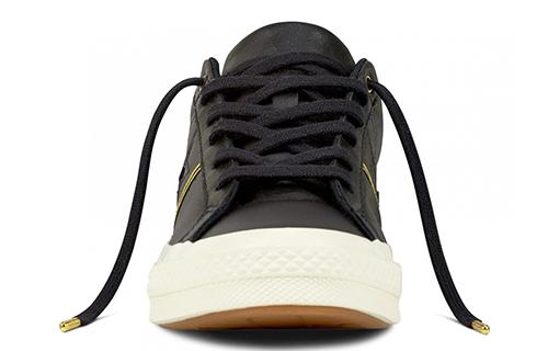 Converse One Star Ox Shoes 'Black/White' Leather 159701C