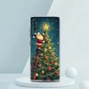 Transparent Phone Case for Samsung Galaxy A16 A14 A12 A22 A24 A42 A06 A30 A40 Soft TPU Cover Christmas Christmas Tree Pattern