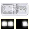 RV LED Ceiling Double Dome Light Fixture with ON/OFF Switch Interior Lighting for Car/RV/Trailer/Camper/Boat 12V Natural White