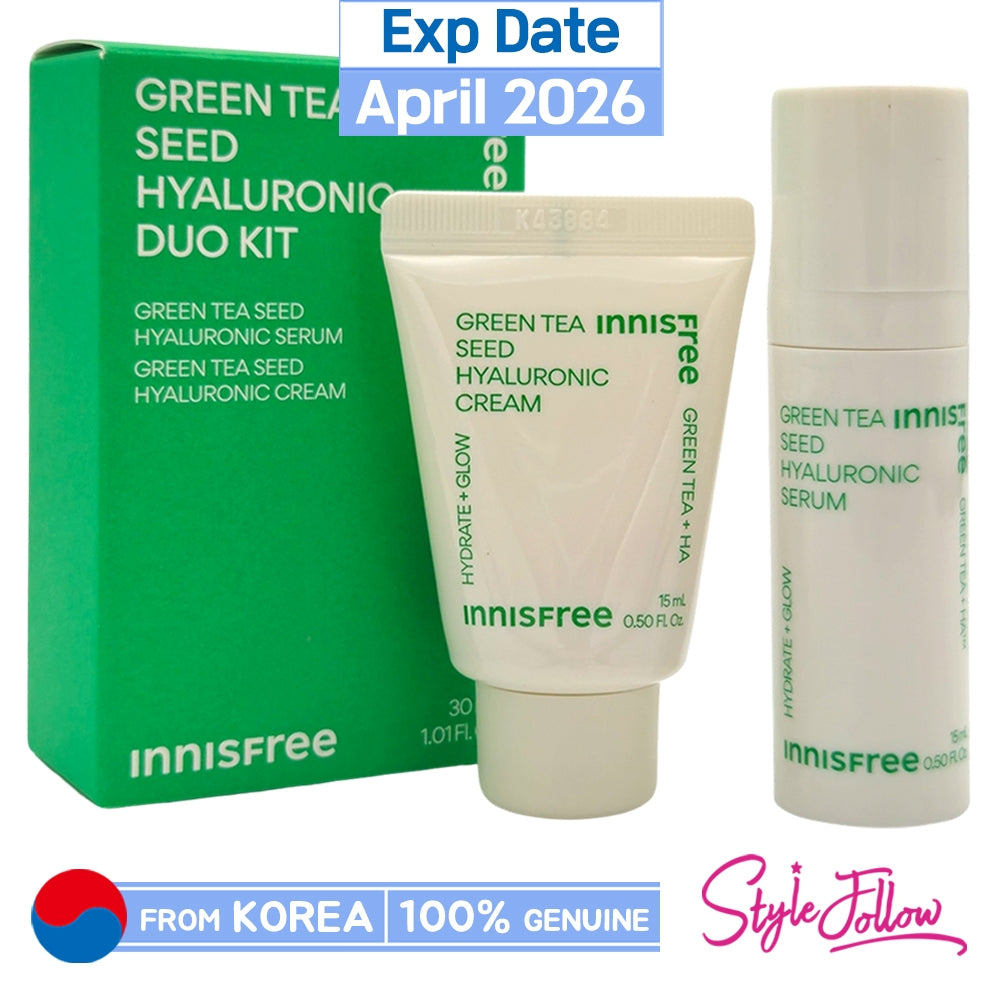 

[INNISFREE] Набор для дуэта с гиалуроновой кислотой и семенами зеленого чая
