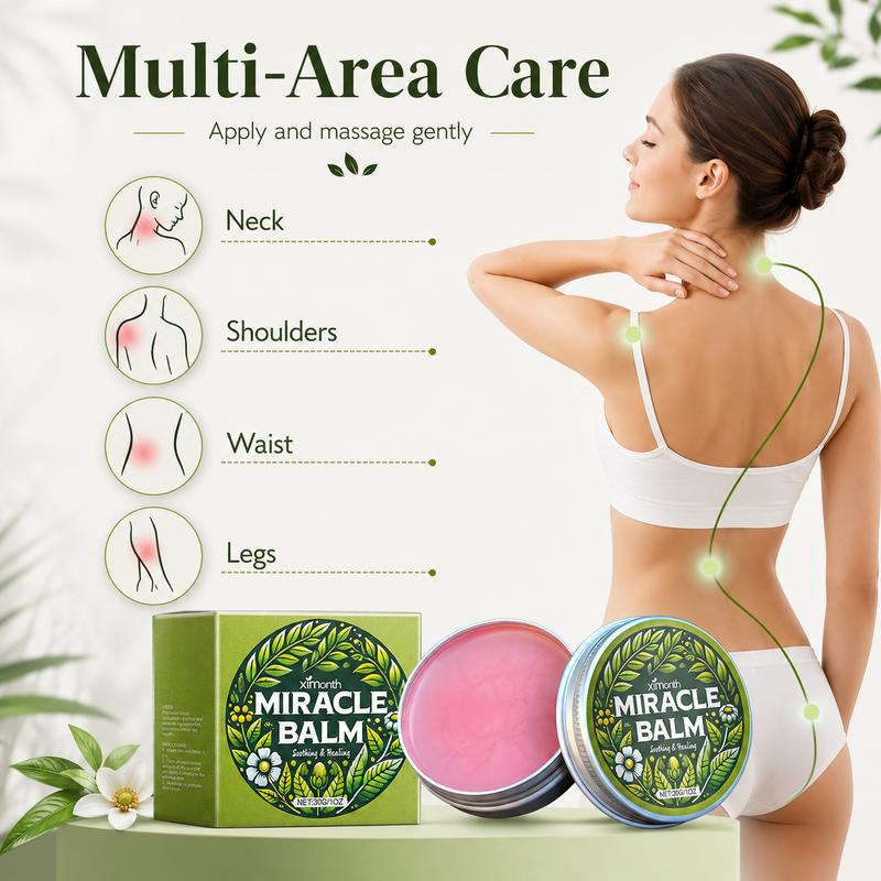 Miracle Balm Herbal Soothing Ointment Natural Plant Extract Skin Care Balm Portable Moisturizing Comfort Skin Repair Balm
