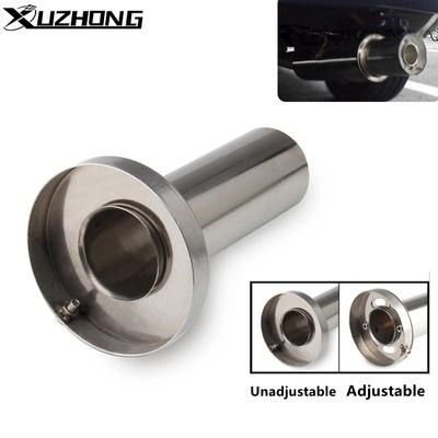 New 3.5" /4'' / 4.5'' Round Steel Removable Stainless Steel Universal Car Exhaust Muffler Silencer Silver