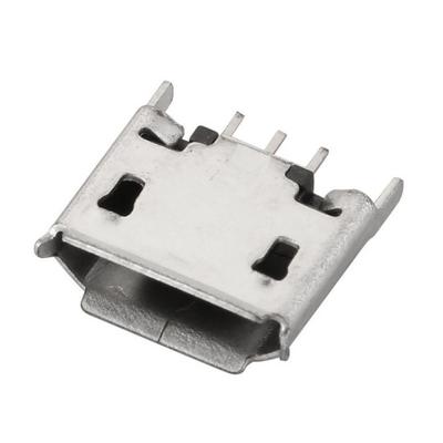 10Pcs Micro USB Type B 180 Degrees DIP 5Pin Female PCB Solder Socket Connector