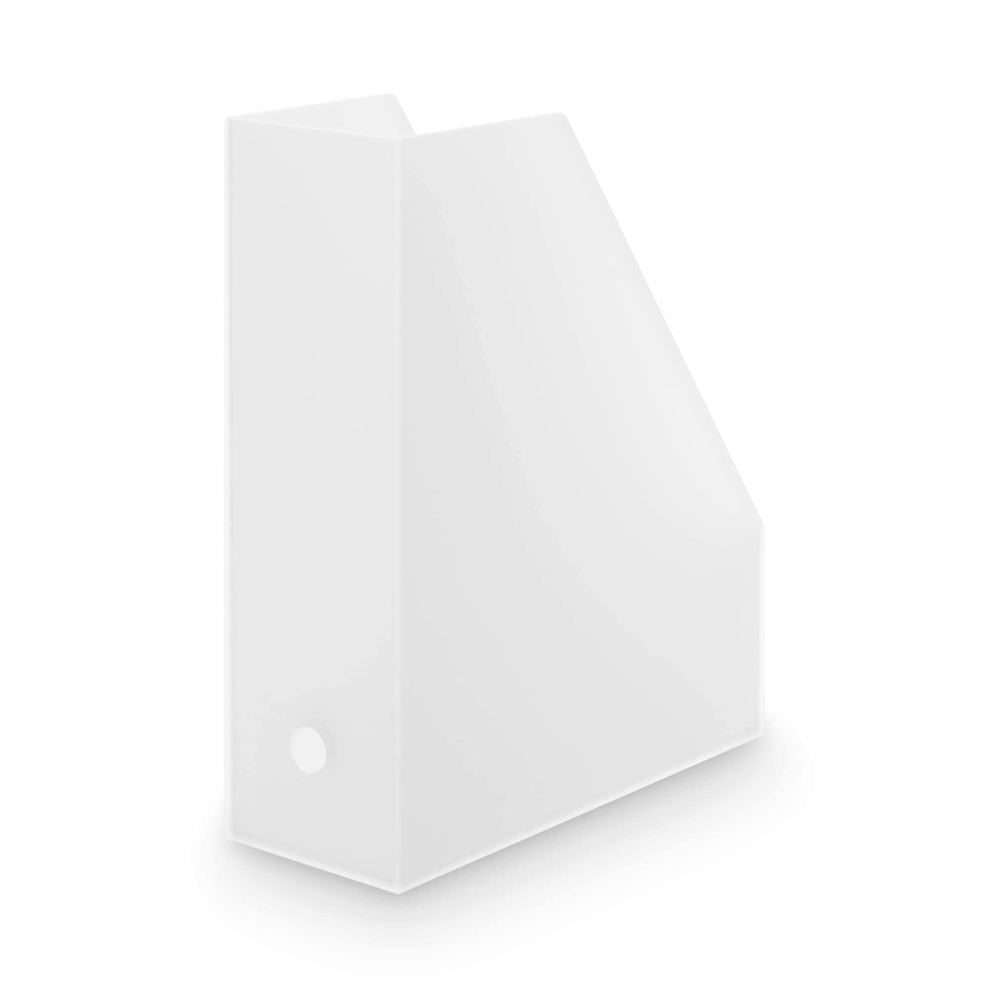 MUJI Polypropylene Stand File A4 W10 x x Clear 15930869 Box, size, approx. D27.6 H31.8cm / белый