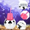 Disco Ball Cowboy Hat Tumbler with Straw 20oz Sparkly Disco Cup Reusable Plastic Party Tumbler Bachelorette Rodeo Birthday Part