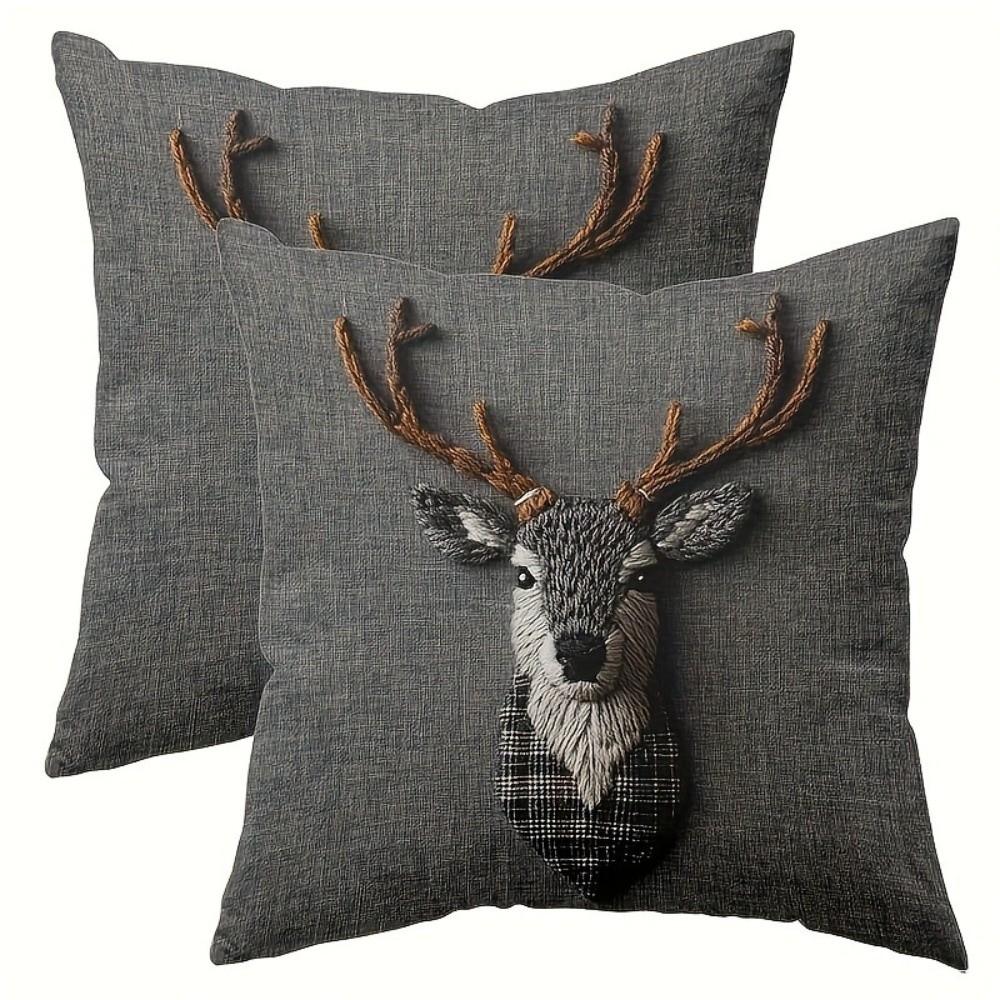 1PC Creative Pattern Pillow Cover Cute Throw Cushion Creative Cat Pillowcase Home Decor