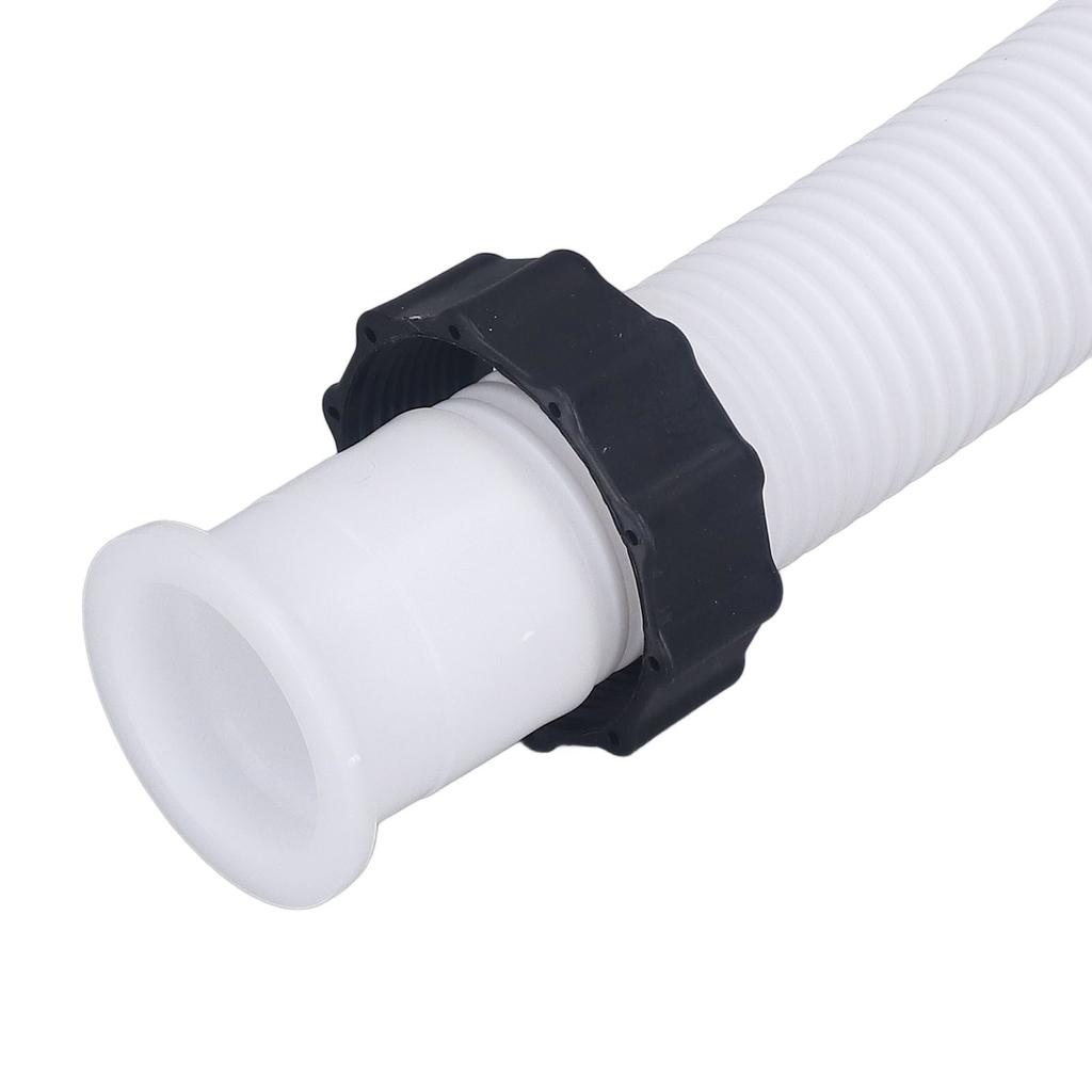Tubo di Ricambio per Pompa Piscina per Diametro 1,5 pollici Tubo Piscina di Ricambio per Piscine Fuori Terra Bianco