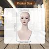 Głowa manekina żeńskiego, model wystawowy, stabilny, realistyczny, wieszak na kapelusze, do użytku osobistego, wielofunkcyjny