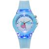 Silicone Durable Children's Quartz Watch with Light, Digital Display
