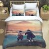 New 3D-Printed Cartoon Anime Uzumaki Naruto Bedding Set – Duvet Cover Set – A Luxurious Gift for Teens, Suitable for Double/Sing