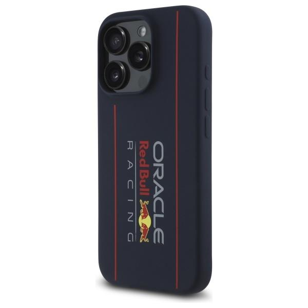 Red Bull Rbhmp15L24Siolrv Iphone 15 Pro  6.1 Hardcase Granatowy/Navy Silicone Vertical Logo Magsafe