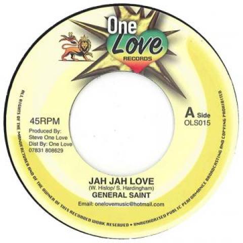 

7inch Record GENERAL SAINT / KEITH DOUGLAS - Jah Jah Love / Jah Love OLS015 One Love 2018 UK Reggae, Ska & Dub