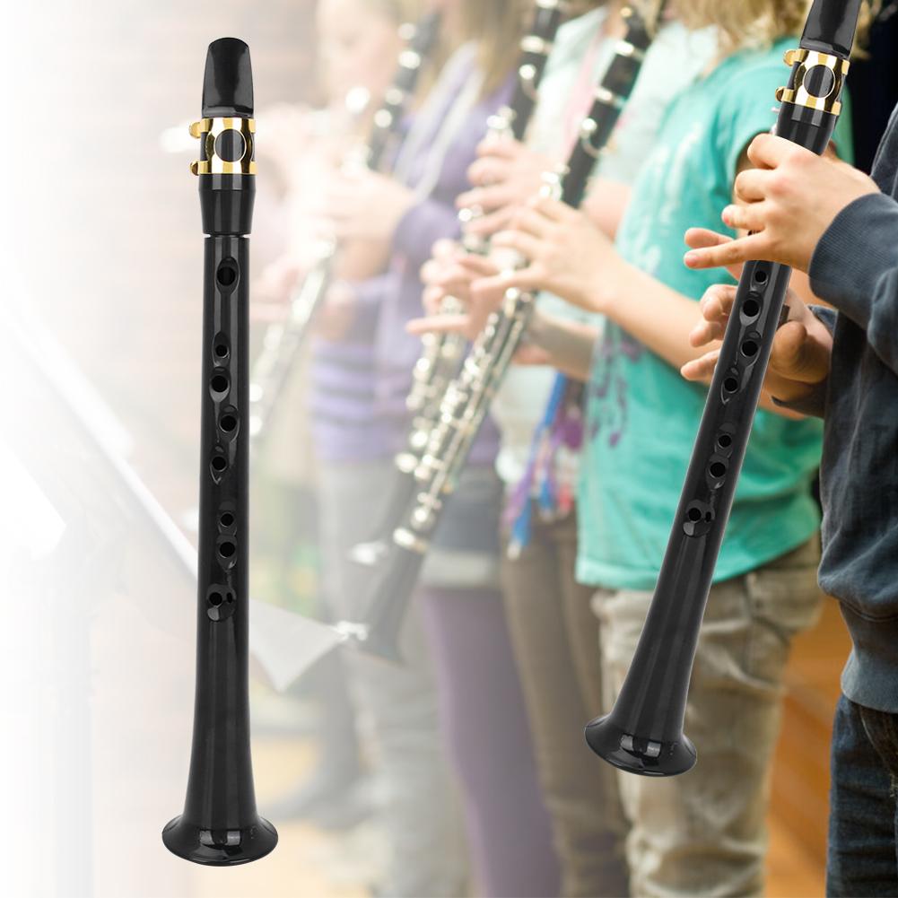 Portable Pocket Saxophone Practice Sax with Reed Bag Woodwind Instrument Bb Tune