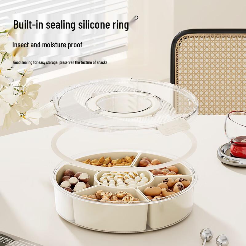 Portable Round Fresh-Keeping Storage Boxes