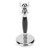 Shaving Brush Stand Extra Wide Openings Double Sided Shaving Holder for Men with Metal Base