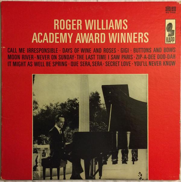 LP Record ROGER WILLIAMS - Academy Award Winners KS3406 KAPP 1964 US Jazz Used