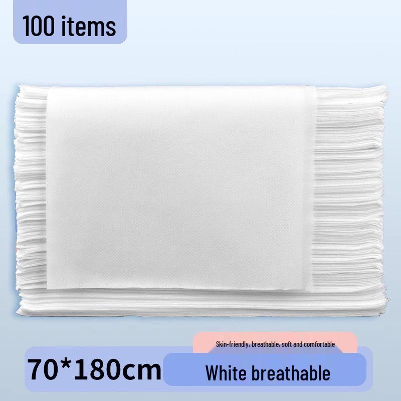 Thickened Non-Woven Disposable Bed Sheets - Breathable, Waterproof & Oil-Proof for Beauty Salons & Massage Tables