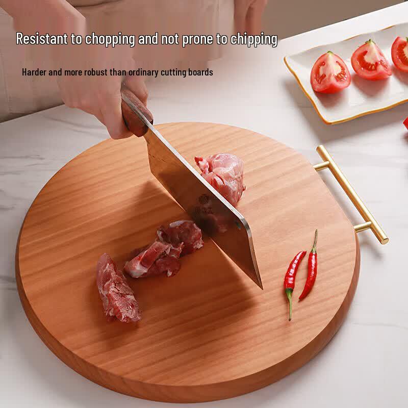 COFORCARE Round Rosewood Antibacterial Cutting Board