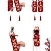 Wedding Xi Character Door Handle Pendant Set for Bride and Groom's Bedroom Decoration