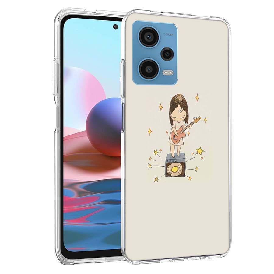 

Cute Nara Yoshitomo Art Phone Case For Redmi Note 13 12 14 15 Pro Plus 13R 11 11T 11E 11S 10 Pro 10S 9 9S Cover Cell Clear TPU C Redmi Note 14 Pro 4G