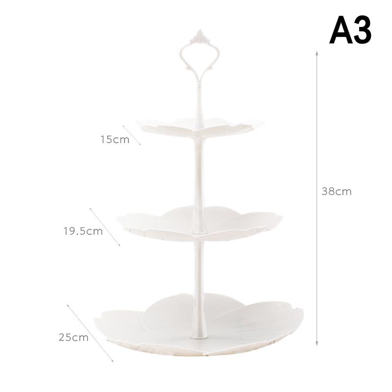 2/3 Katlı Cupcake Standı Servis Standı Tatlı Kulesi Meyve Tepsisi Çay Partisi Bebek Partisi Düğün Noel Partisi İçin