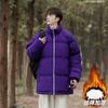 Stand-up Collar Cotton-padded Clothes for Men and Women In Winter Windproof Velvet Thickened Cotton-padded Clothes for Couples Thickened