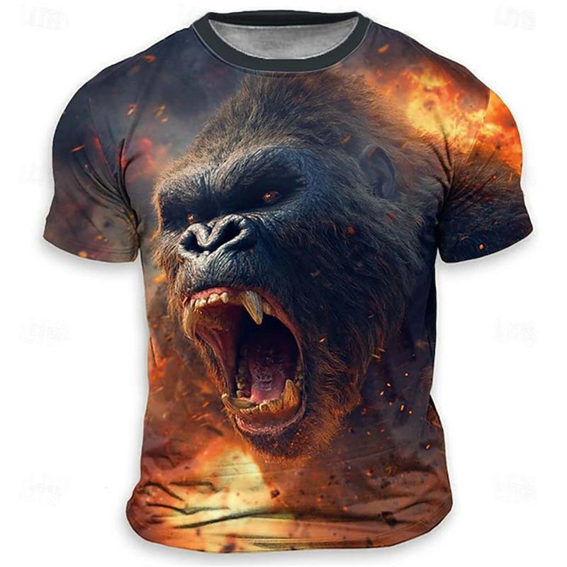 Men's  Crew Neck Short Sleeve T-Shirt Stylish, Breathable, Comfortable Summer Top Loose Fit T-Shirt