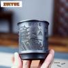 160ml Yixing Lila Ton Rohmaterial Stein Gelber Ton Teetasse Zen Teeschale Kanne Teeverkostung Dufttasse Jianzhan Meistertassen Cha