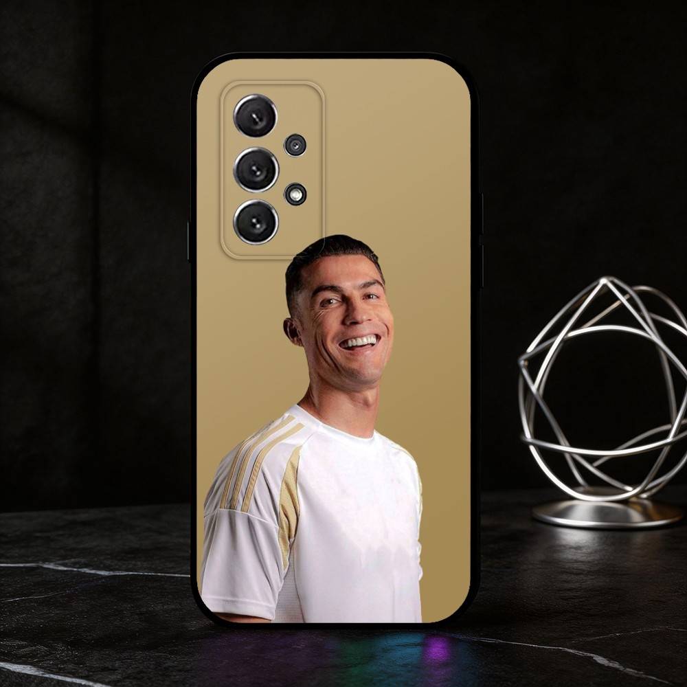 G-Global idol C-CR7 phone Case For Samsung S25,24,21,22,23,30,Ultra,20,Plus,Fe,Lite,Note Soft Black Cover