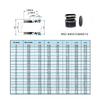 MG12 Elastomer Bellow Mechanical Seals MG12-40/43/45/48/50/53/55/58/60/65/70/75/80 – G60 Stationary Seat (CAR/SIC/VIT)