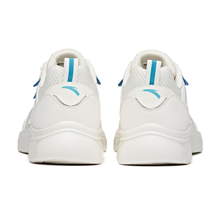 Anta Comfortable Cushioning Slip Resistant Abrasion Resistant Breathable Low top Running Shoes Men's White Blue 912125527-5