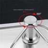 Durable 500ML Soap Dispenser for Kitchen Sink Black Silver Color Liquid Pump Bottle with Stainless Steel Head and Hose