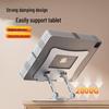 360° Rotating Metal iPad Stand for Desktop - Adjustable Height for Painting, Gaming, and Learning