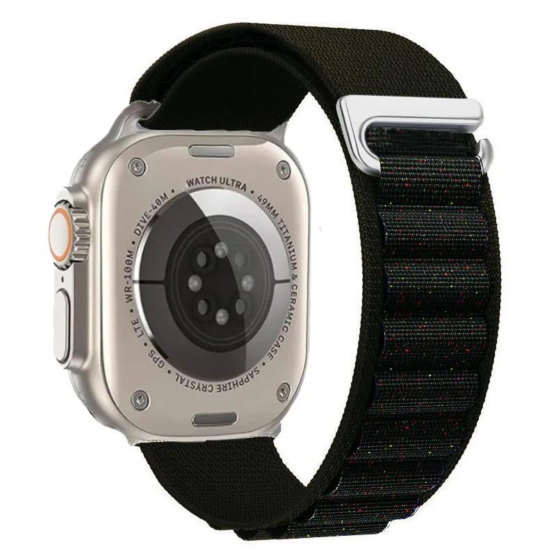 Alpine Loop Strap For Apple Watch Ultra 3 Band 49mm 11 10 9 8 7 46mm 42mm 45mm 41mm Nylon Sport Bracelet iWatch 6 5 SE 44mm Belt