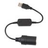 Wired Auto Boost Converter Adapter 5V USB Port To 12V Car Cigarette Lighters Socket Power Cord Transformer Cable Power Supplies