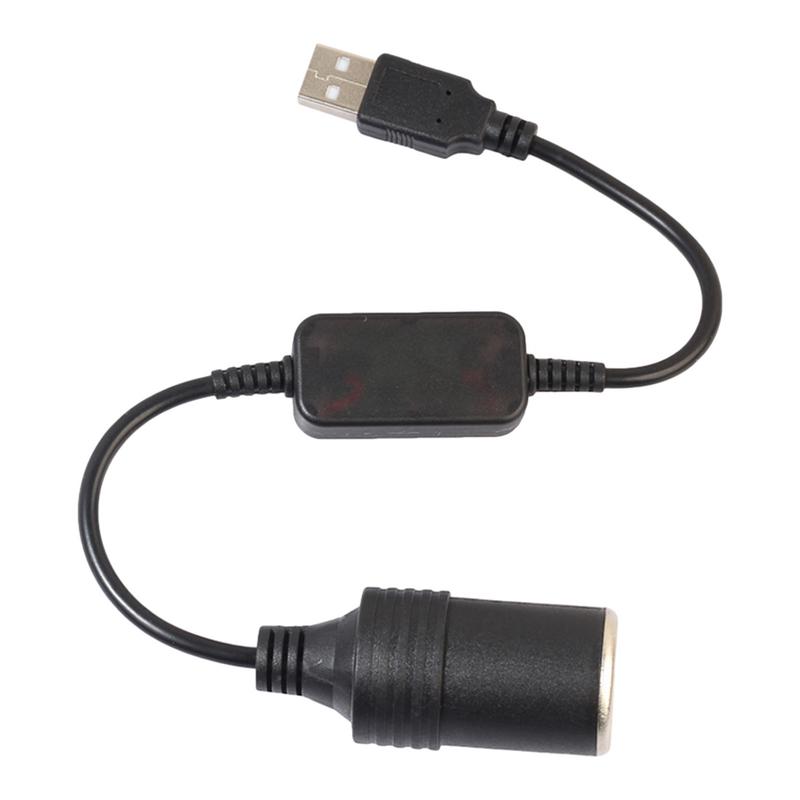 Wired Auto Boost Converter Adapter 5V USB Port To 12V Car Cigarette Lighters Socket Power Cord Transformer Cable Power Supplies