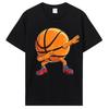 Dabbing Basketball Ball Funny Unisex WoUnisex Sports Player Dab TShirt BasketballLover Graphic Tee Cotton Tops Streetwear Clothing