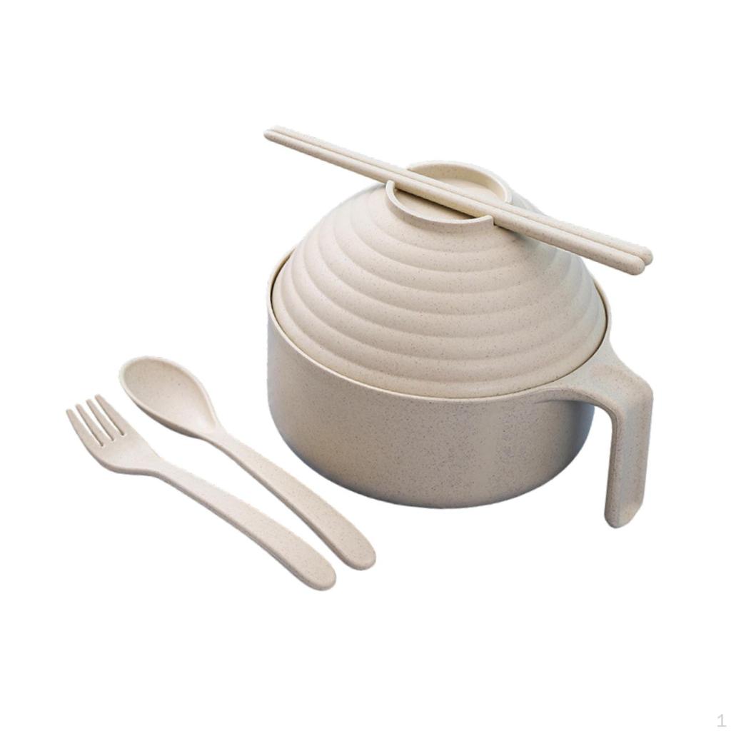 Ramen Bowl with Lid Practical Food for Home Outdoor Camping Dining Room