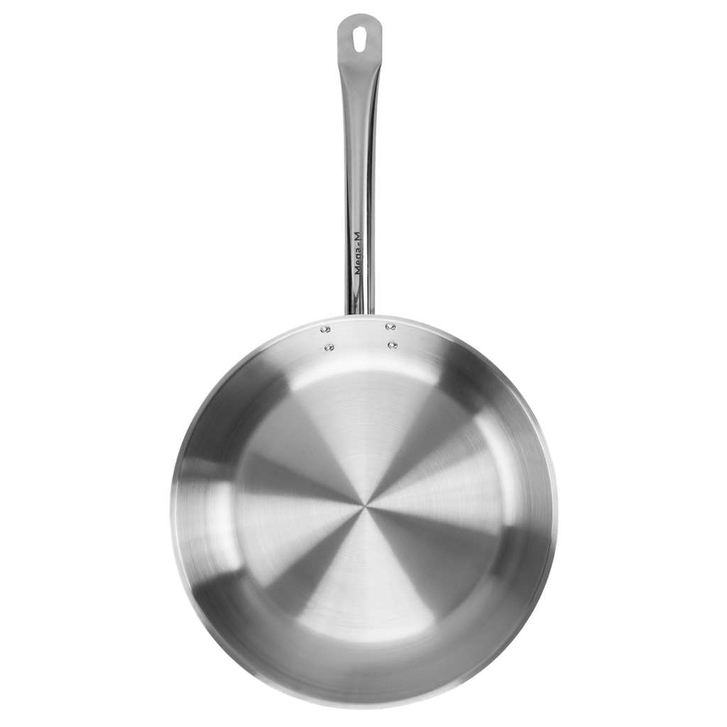 Mega-M Stainless Steel Frying Pan, Diameter 32cm N