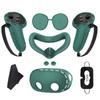 Silicone Cover Set Controller Grips VR Shell Cover VR Silicone Case for Meta Quest 3S VR Headset Accessories
