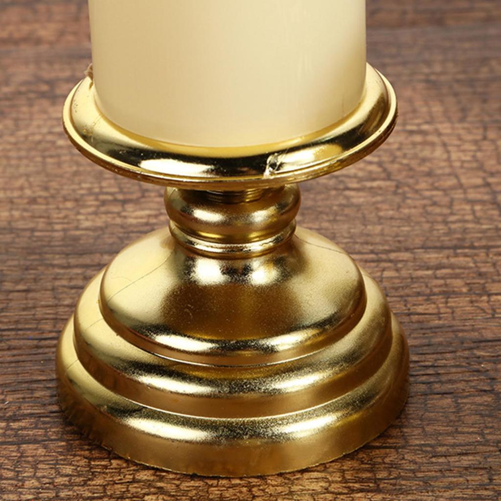 Electric Flameless Pillar Flickering Votive Candles Ornament LED Lamp Light For Event, Desk,