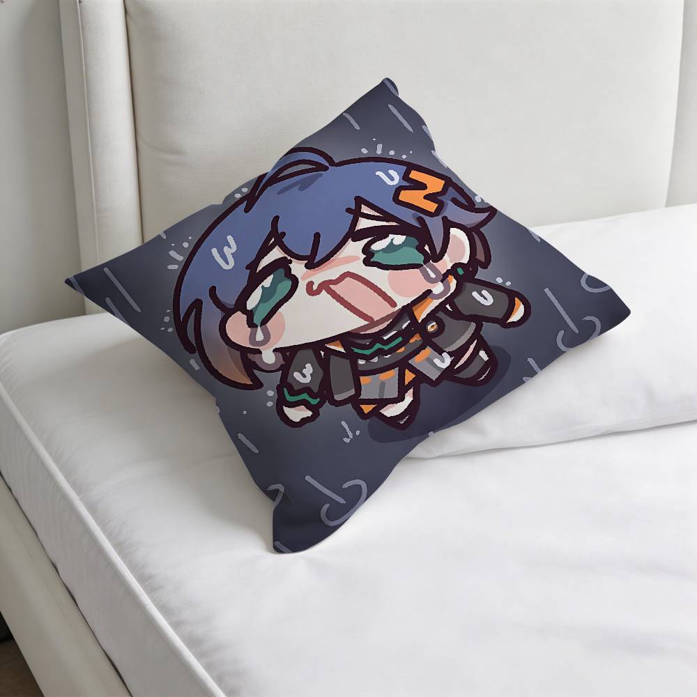 Hot Game LLimbus Company Square Pillow Case Soft Decorative Throw Pillow Cover for Home Sofa Bed