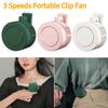 3 Speeds Mini Clip Fan Portable Fan Waist Fan Electric Air Cooling Fan Rechargeable for Outdoor Indoor Traveling