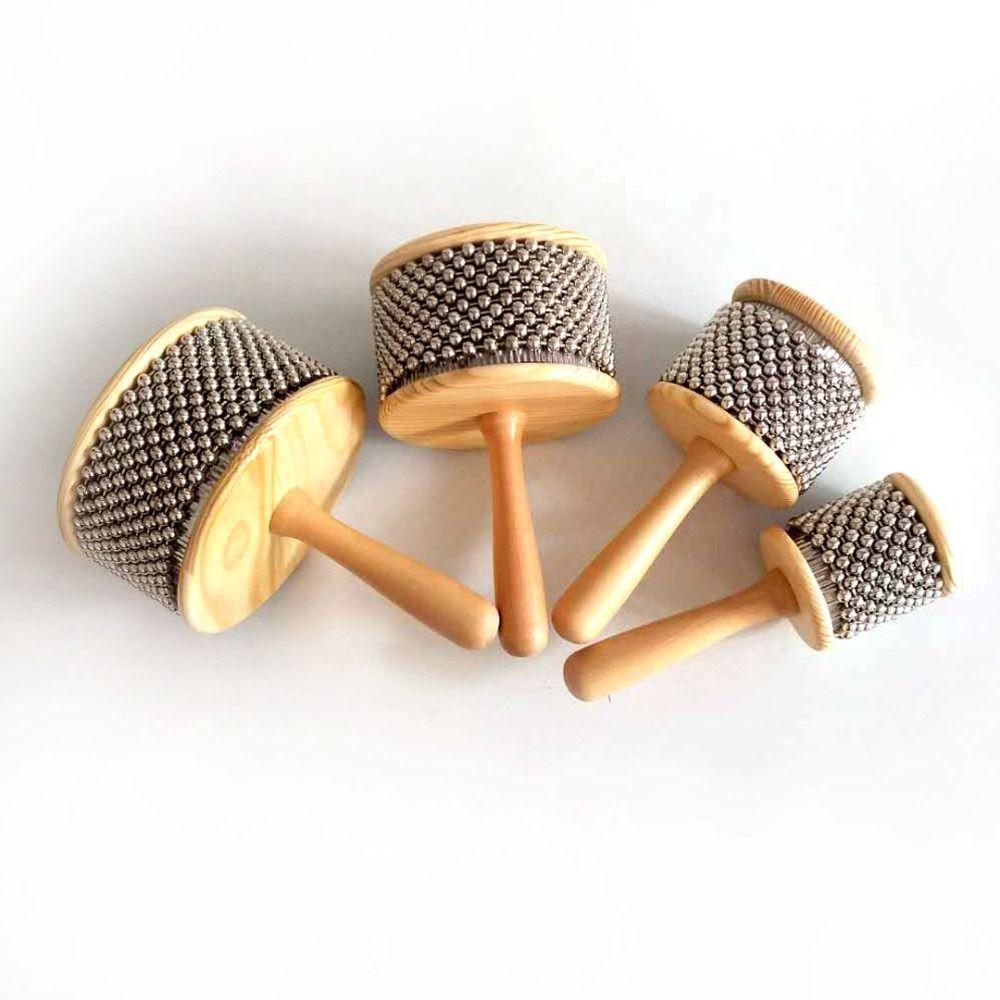 Instrument shaker de mână ușor de cântat 6,5/8,5/11,5/13,5cm Instrument de percuție Cabasa de înaltă calitate