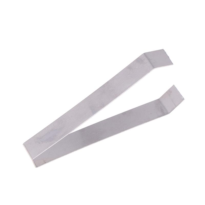 1 éplucheur d'ail en acier inoxydable, pince à épiler manuelle, gadget de cuisine