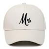 Black Embroidered MR & MRS Couple Sun Hat - Versatile Sun Protection for Spring & Summer
