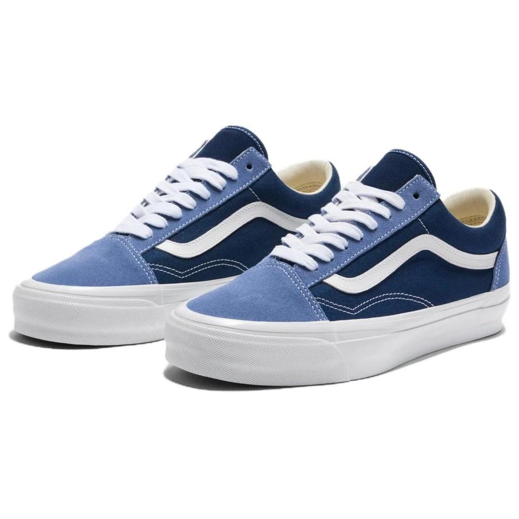 Vans Old Skool Reissue 36 Premium Navy White Unisex Sneakers VN000CQDDWR