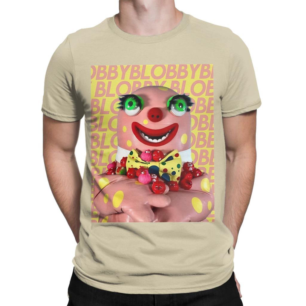 Blobby Funny Graphic 100 Cotton Tshirt Mr Blobby Tees Tops For Unisex