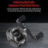 Bait Casting Reel Ultra-light Carbon Drop Wheel 5+1 High-speed 8.1:1 Gear 6kg Fishing Reel